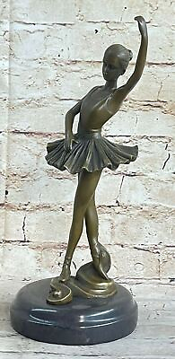 #ad Original Milo Young and Beautiful Ballerina Bronze Sculpture Modern Dance Statue $199.00
