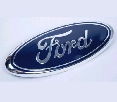 #ad 2004 2016 Ford 9quot; x 3.5quot; BLUE OVAL CHROME LOGO Emblem Fits: Grille amp; Tailgate $10.85