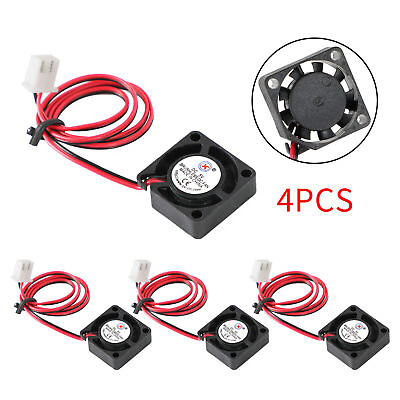 #ad 4x Brushless DC Cooling Blower Fan 5V 2006 20x20x6mm Sleeve 2 Pin Wire UE $18.87