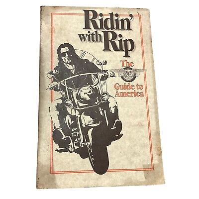 #ad RIDIN#x27; WITH RIP THE BROS GUIDE TO AMERICA PAPERBACK MOTORCYCLE RIDING GUIDE $12.64