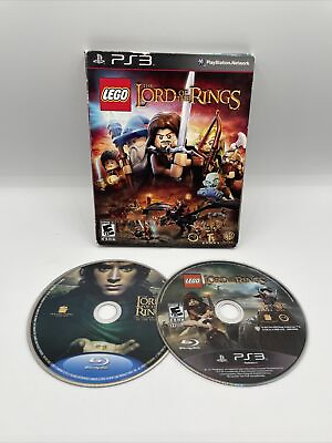 #ad PlayStation 3 PS3 LEGO Lord of the Rings Complete CIB W Blu Ray $16.99