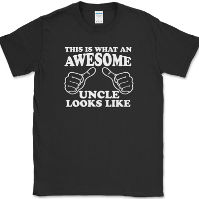 #ad This Is What An Awesome Uncle Looks Like T Shirt Funny Family Gift Group Tees $12.98