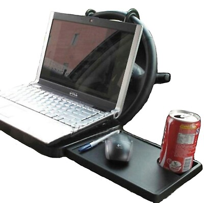 #ad Foldable Car Laptop Stand Foldable Car Seat Steering Wheel Laptop Notebook Tr... $70.36