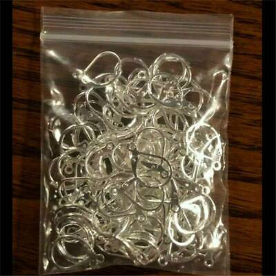 #ad 100PCS Earring Hooks 925 Sterling Silver for Jewelry Making Earrings Wires US $4.93
