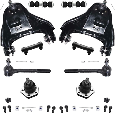 #ad Front Upper Control Arms Lower Ball Joints Sway Bars Outer Tie Rods for $157.99