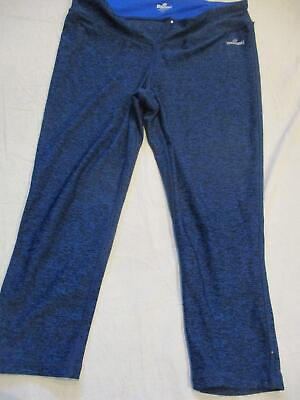 #ad #ad Womens spaldings blue leggings sz l $7.70
