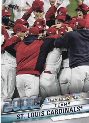 #ad 2020 TOPPS UPDATE SERIES DECADES BEST 2000s TEAMS ST. LOUIS CARDINALS E2073 $2.97