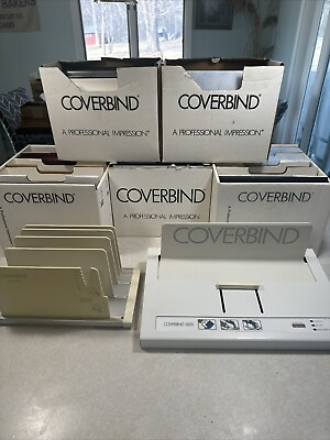 #ad Coverbind 5000 Thermal Cover Binding Machine W Cooling Rack Over 350 Covers $259.99
