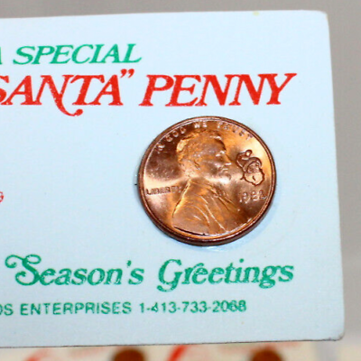 #ad Thomas SOS Enterprises A Special Santa Penny Christmas Seasons Greetings 1982 $11.73