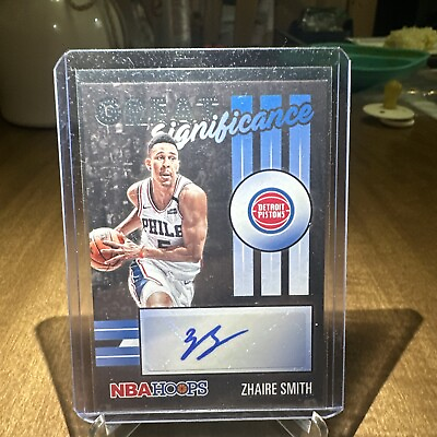 #ad 🏀2020 21 Panini Hoops Basketball Great Significance Auto #GS ZSM Zhaire SMITH🏀 $4.99