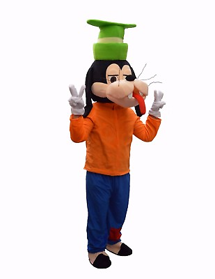 #ad Mascot Goofy Complete Costume Adult Halloween BIRTHDAY Movie Party USA DOG $250.00