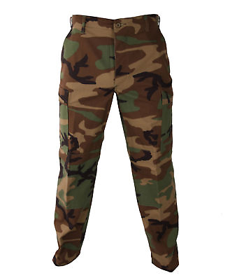#ad Woodland Camo MENS BDU Cargo Pants Mens Military Camouflage Pants S TO 2X $28.99