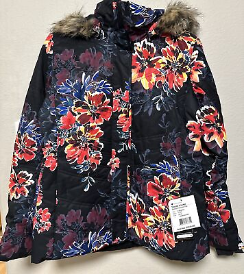 #ad Obermeyer Tuscany II Insulated Women#x27;s Ski Jacket Boom Blooms Size 8 NEW $150.00