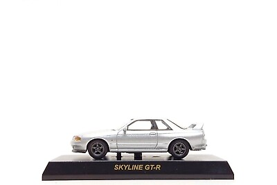 #ad Kyosho 1:64 Nissan Minicar Collection Nissan Skyline GT R R32 Silver $34.99
