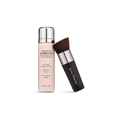 #ad Magicminerals Airbrush Foundation by Jerome Alexander – 2Pc Set with Airbrush Fo $32.99