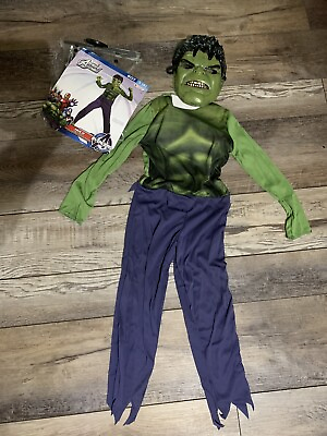 #ad Hulk Costume Kids Small Superhero Marvel Avengers Halloween Cosplay Disguise New $18.99