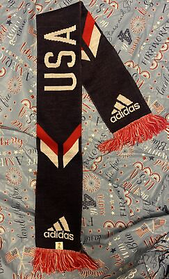 #ad Adidas Knit USA Fifa World Cup Brazil 2014 Scarf Soccer 🇺🇸⚽️ $10.35