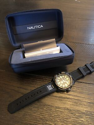 #ad Used Nautica NAPTDS903 200M Stainless Steel Case Japan Movement Free Shipping $129.99