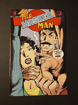 #ad The Masked Man #5 1987 Eclipse Comics $2.99