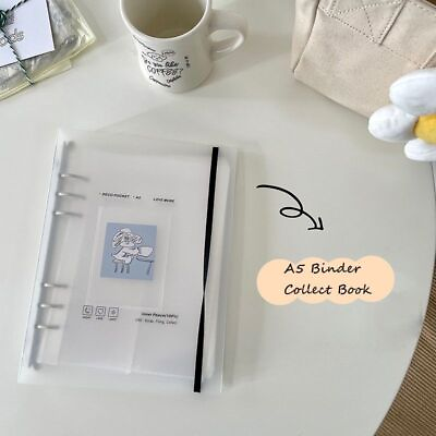 #ad Binder Storage Collect Book Photo Organizer Bullet Cover School Stationery Suppl $7.11