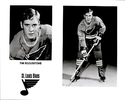#ad PF17 Original Photo TIM ECCLESTONE 1968 69 ST LOUIS BLUES NHL HOCKEY RIGHT WING $20.00