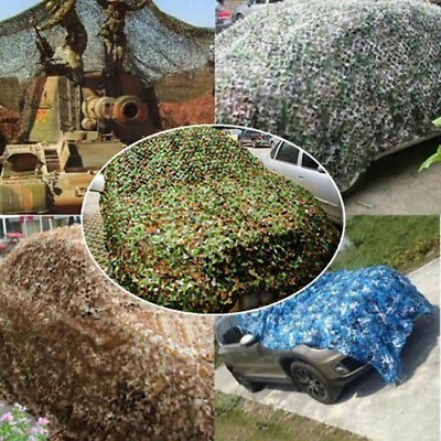#ad Woodland Desert Leaves Camouflage Camo Army Net Netting Camping Military Hunting $89.89