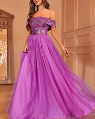 #ad Purple Formal Gown $275.00