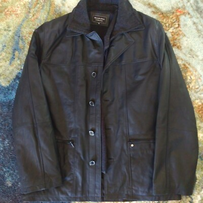 #ad Mercedes Benz Collection NEW Men#x27;s Stylish Leather Jacket Sz XL Rare... $199.00