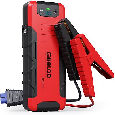 #ad GOOLOO Car Battery Jump Starter4500A Peak Jump Starter with USB Quick Charger $88.99