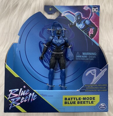#ad Blue Beetle Battle Mode Action Figure DC Comics Accessories Included New $8.99