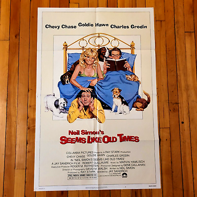 #ad Seems Like Old Times 1980 Original 1SH Movie Poster 27x41quot; Folded Neil Simon $21.99