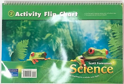 #ad Grade 2 Scott Foresman Science Activity Flip Chart 2nd $29.99