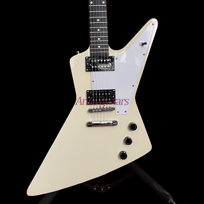 #ad Custom Explorer Classic White Special Shape Electric Guitar HH T O M Bridge $277.96
