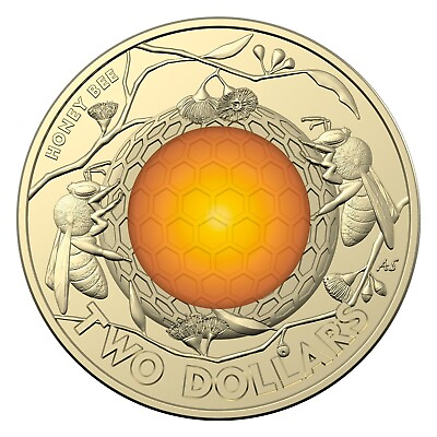 #ad Unique Australian $2 Dollar Coin 2022 Honey Bee CIRCULATED AU $10.00