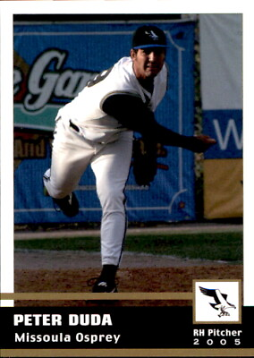 #ad 2005 Missoula Osprey Grandstand 3 Peter Duda Bayonne New Jersey NJ Baseball Card $12.99