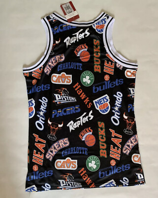 #ad Mitchell And Ness Very Rare Jersey NBA Teams edition. NWT Size Small $175.00