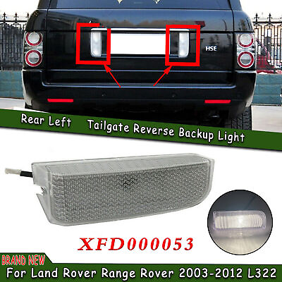#ad Left Side Tailgate Reverse Backup Lamp Light Lens For Range Rover L322 2003 2012 $15.90