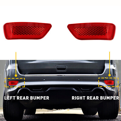 #ad Leftamp;Right Rear Bumper Reflector Light For Jeep Grand Cherokee 2011 2018 Compass $17.09