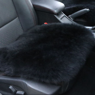 #ad 100% Natural Fur Australian Sheepskin Car Seat Covers Universal Wool Car Seat C $30.62
