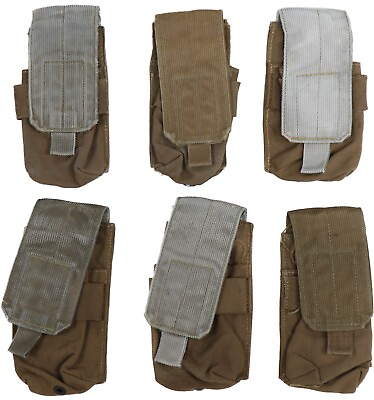 #ad 6x US Marine Corp Molle II Double Single Mag Pouch Coyote USMC Ammo Pouch FILBE $49.95
