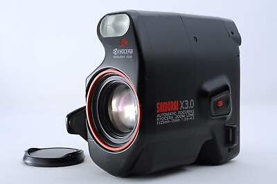 #ad EXC Kyocera Yashica Samurai X3.0 Half Frame 35mm AF Film Camera Red Japan $76.49