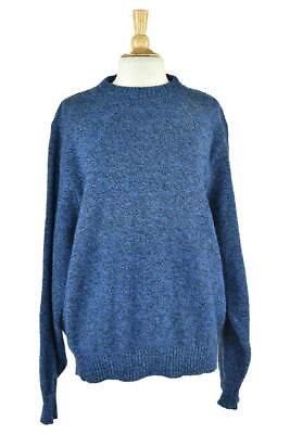 #ad Landsamp;apos; End Men Sweaters Pullovers XL Blue N A $26.18