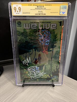 #ad WE LIVE 1 NYCC CGC SS 9.9 GREEN METAL SIGNED amp; REMARKED MIRANDA BROS Not 9.8 1:1 $1299.99