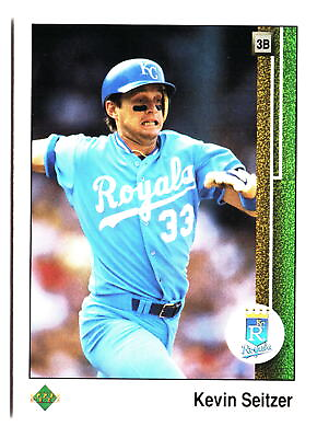 #ad 1989 Upper Deck Kevin Seitzer Kansas City Royals #510 $1.49
