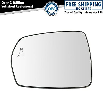 #ad Mirror Glass Heated Blind Spot Detection Driver Left LH for Ford Edge New $65.91