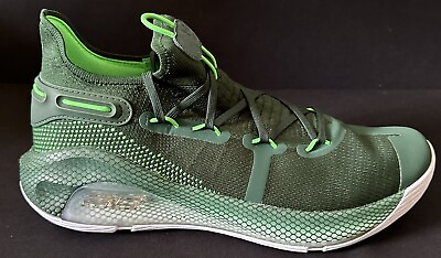 #ad Under Armour Curry 6 Team Basketball Forest Green Mens Size 13 New 3022893 306 $149.95