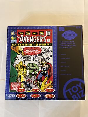 #ad Marvel Collector Edition The AVENGERS 6 pc Action Figure Set NIB $28.00