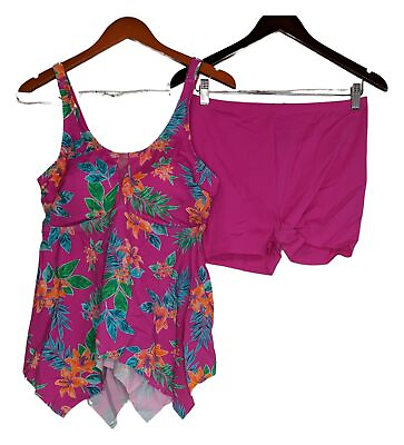 #ad Kim Gravel x Swimsuits Women#x27;s Swimsuit Sz 12 Swimwear Pink $15.33