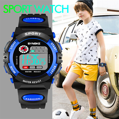 #ad Sports Watches Kids Digital Electronic Watch Waterproof Children Boys Girls Gift $8.99