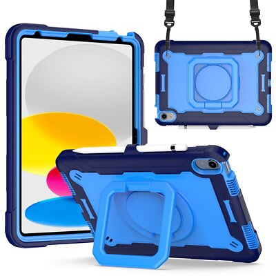 #ad Shoulder Strap Rotate Tablet Case for iPad 10th Gen 10 9 10.9 2022 A2757 A2777 $26.63